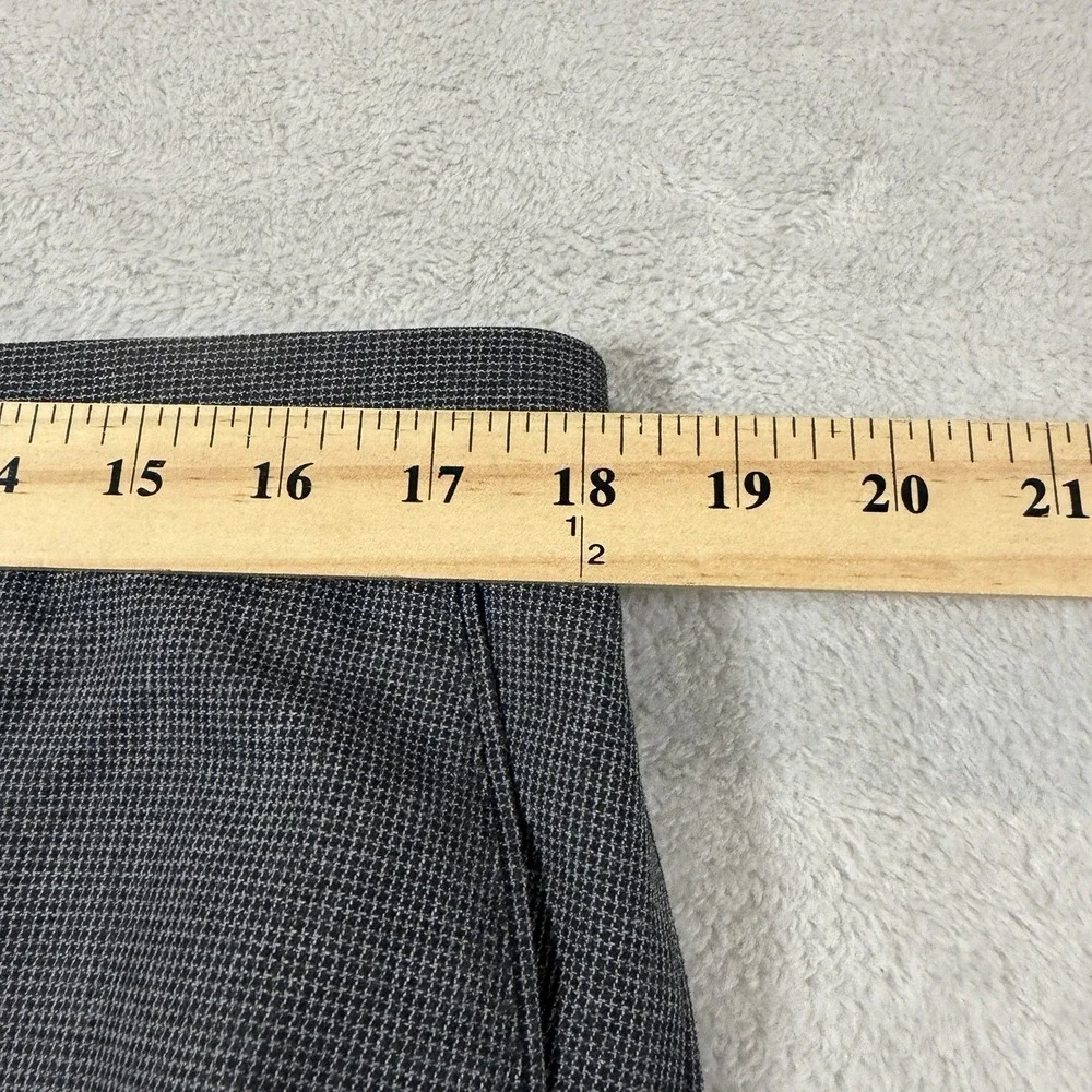 Banana Republic Non-Iron Tailored Fit Dress Pants Men's 36x34 Gray Flat Front